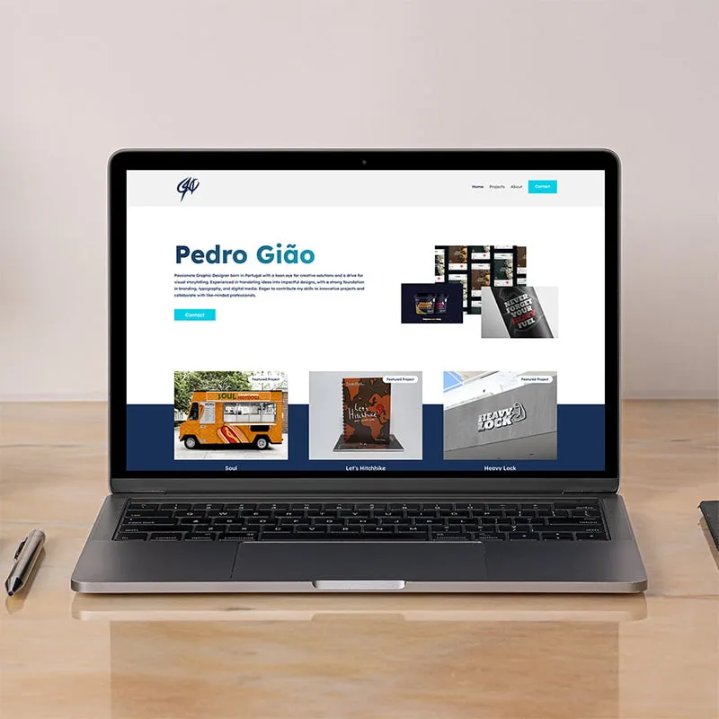 pedro giao design project cover image by Berlew Design Studio.
